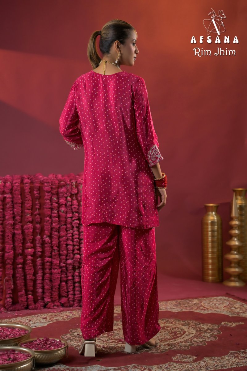 Rim Jhim By Afsana Crepe Readymade Suits 